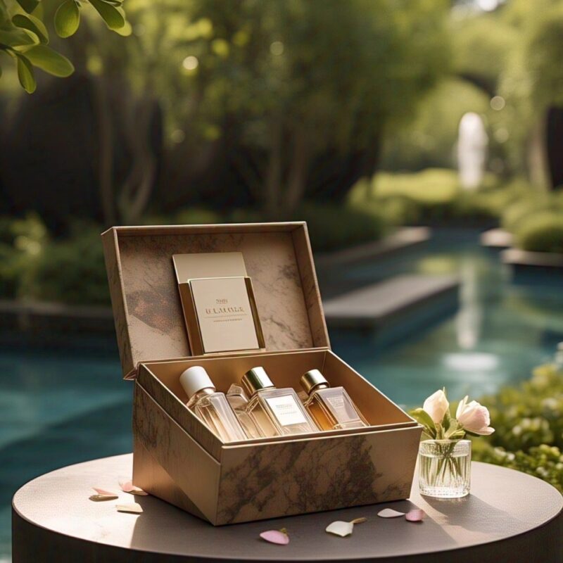 Custom designed perfume box
