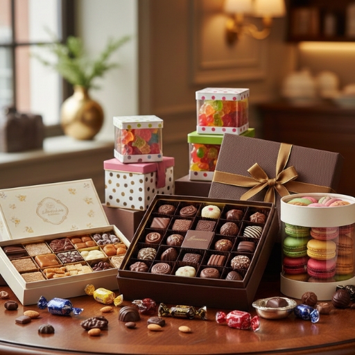 Premium Chocolate Sweet Packaging Boxes